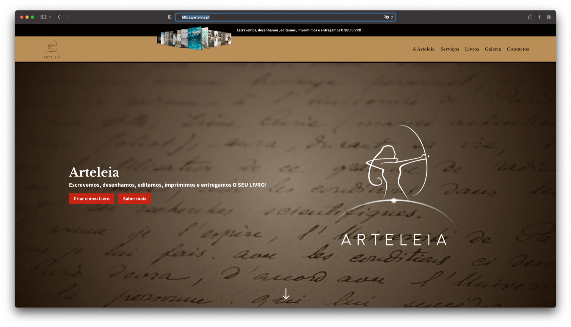 Madeira Font website desktop