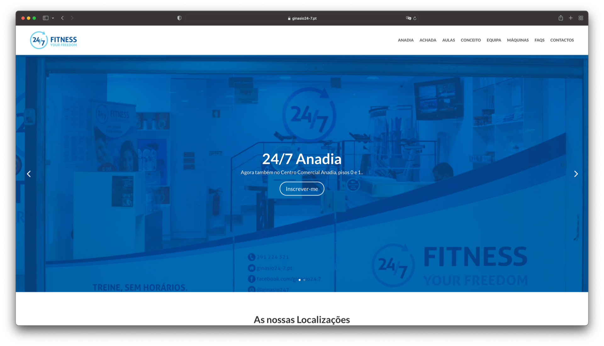 Madeira Font website desktop