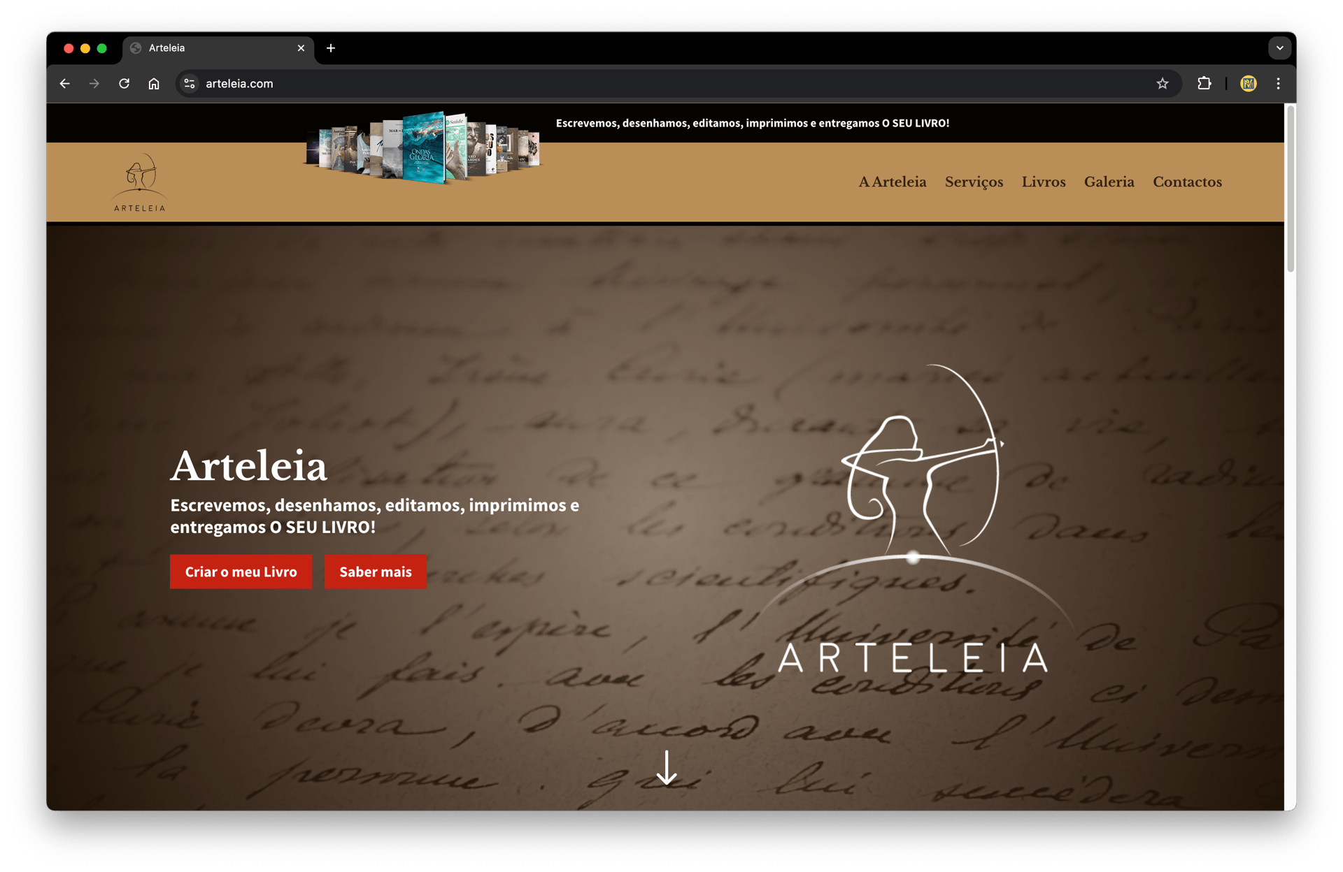 Madeira Font website desktop